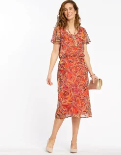 Fashion Jupe en voile marron Jupes|Robes & Jupes