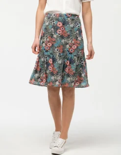 Outlet Jupe fleurie à volants Jupes|Robes & Jupes
