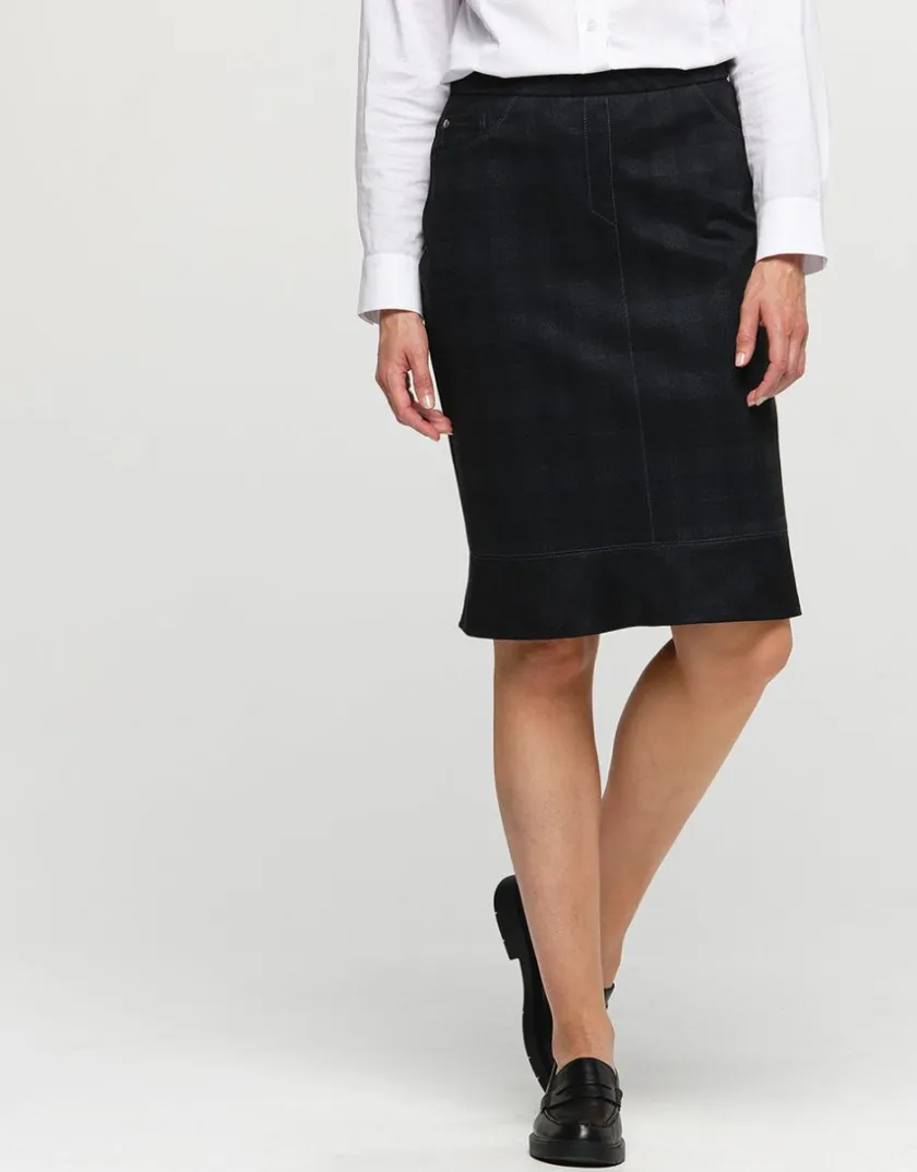 Sale Jupe grise carreaux Jupes|Robes & Jupes