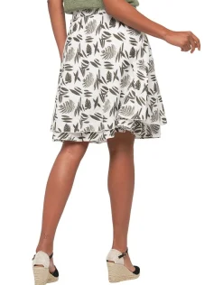 New Jupe imprimé blanc coton Jupes|Robes & Jupes