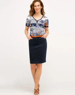Clearance Jupe jean chic bleue Jupes|Robes & Jupes