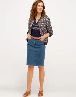 Hot Jupe jean stretch Jupes|Robes & Jupes