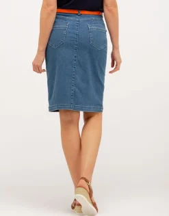 Hot Jupe jean stretch Jupes|Robes & Jupes