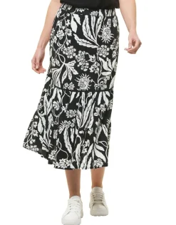 Outlet Jupe longue noir Jupes|Robes & Jupes