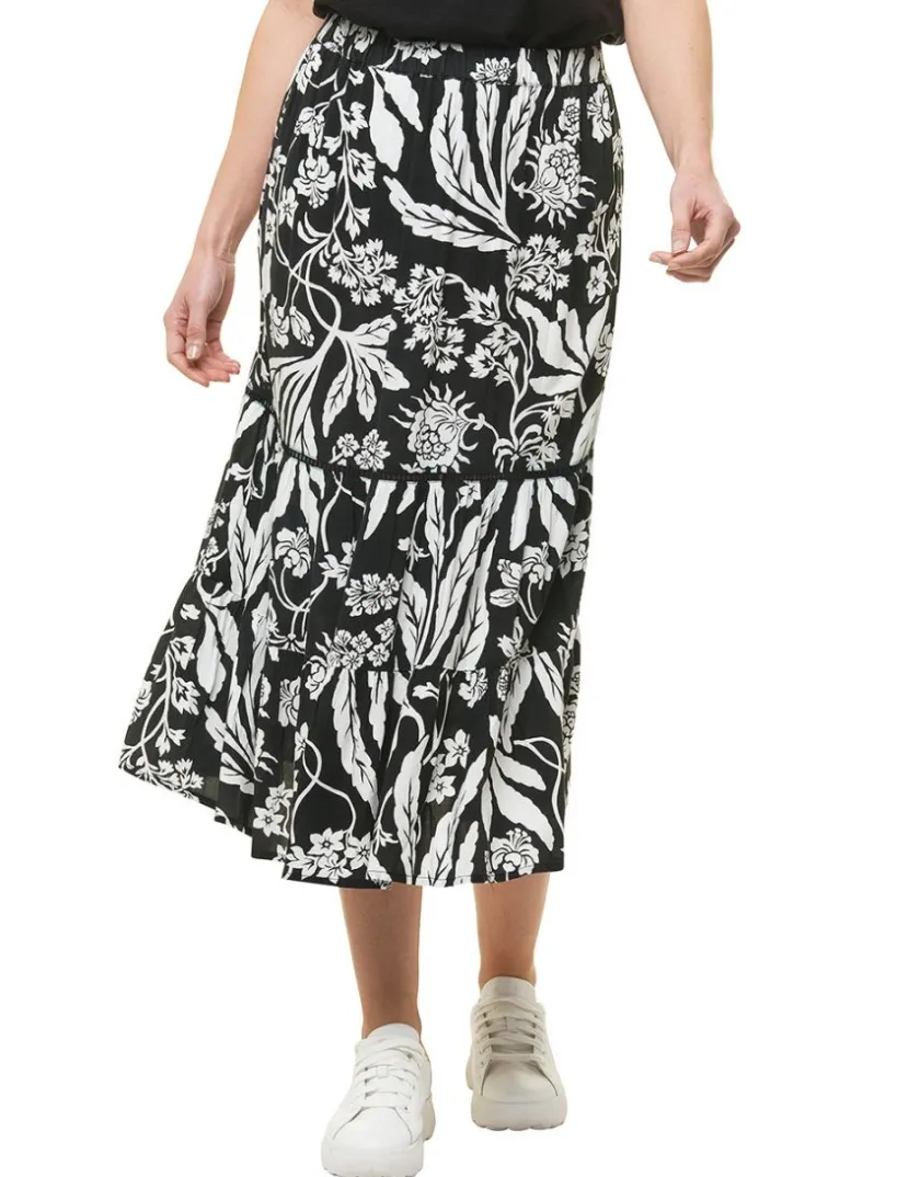 Outlet Jupe longue noir Jupes|Robes & Jupes