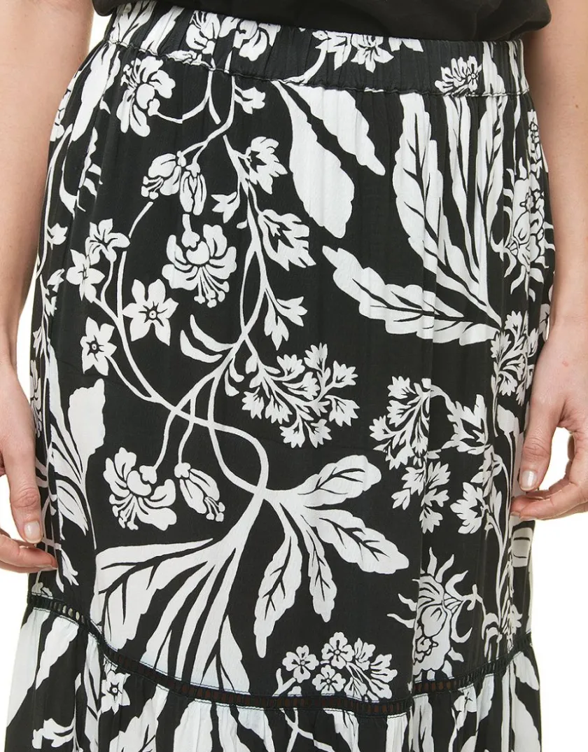 Outlet Jupe longue noir Jupes|Robes & Jupes