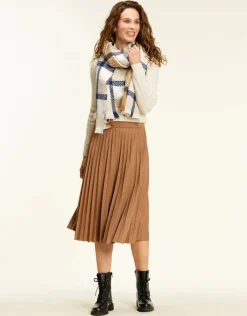 Best Jupe longue plissée camel Jupes|Robes & Jupes