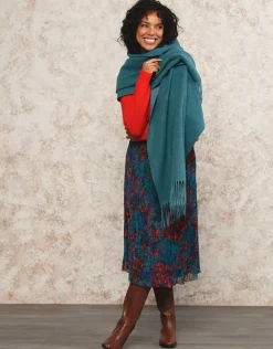 Outlet Jupe longue plissée motif Jupes|Robes & Jupes