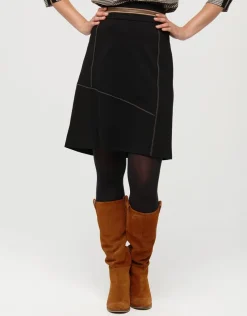 Discount Jupe maille milano noire Jupes|Robes & Jupes