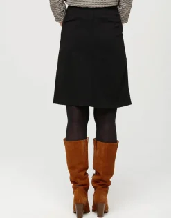 Discount Jupe maille milano noire Jupes|Robes & Jupes