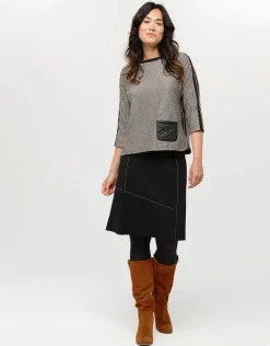 Discount Jupe maille milano noire Jupes|Robes & Jupes