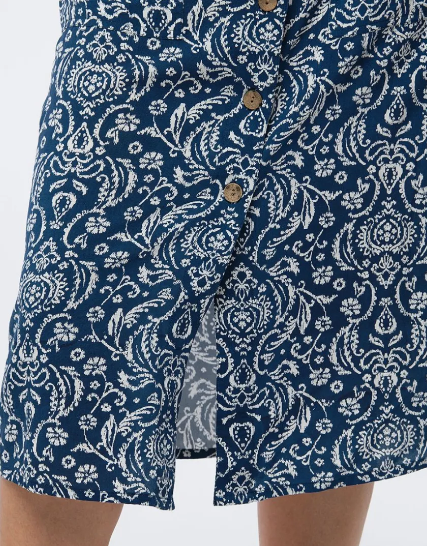 Discount Jupe midi bleu imprimé Jupes|Robes & Jupes