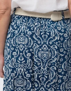 Discount Jupe midi bleu imprimé Jupes|Robes & Jupes
