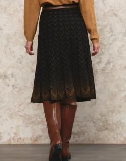 Best Jupe midi maille noire Jupes|Robes & Jupes