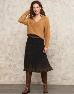 Best Jupe midi maille noire Jupes|Robes & Jupes