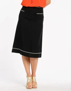 Online Jupe noire droite chic Jupes|Robes & Jupes
