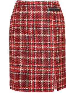 Clearance Jupe rouge à carreaux Robes & Jupes|Jupes