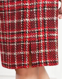 Clearance Jupe rouge à carreaux Robes & Jupes|Jupes