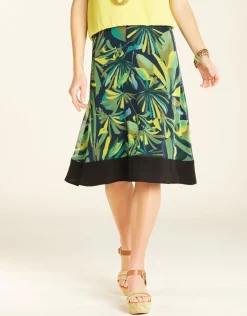 Discount Jupe évasée imprimée Jupes|Robes & Jupes