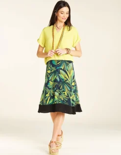 Discount Jupe évasée imprimée Jupes|Robes & Jupes
