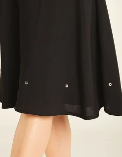Clearance Jupe évasée noire Robes & Jupes|Jupes
