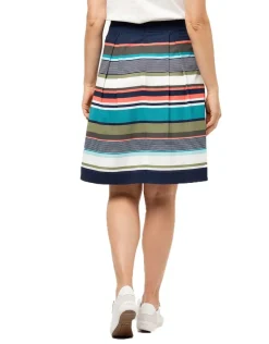 Hot Jupe évasée rayures Jupes|Robes & Jupes