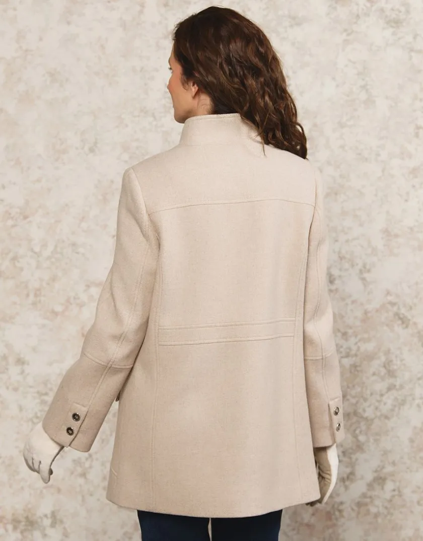 Fashion Manteau chic laine beige Manteaux|Parkas