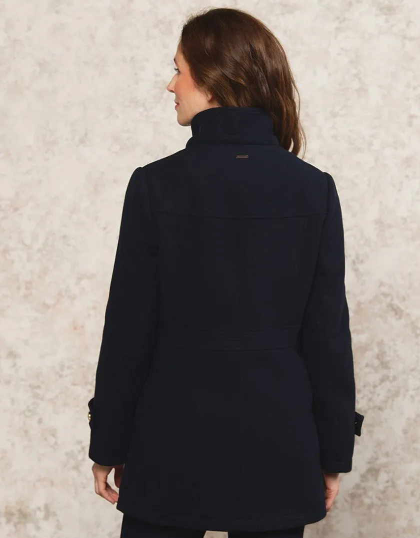 Outlet Manteau laine marine Parkas|Manteaux