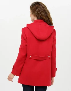 Online Manteau rouge 70% laine Manteaux|Parkas