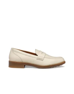 Sale Mocassin cuir lisse beige GEOX Mocassins
