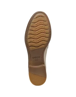 Sale Mocassin cuir lisse beige GEOX Mocassins