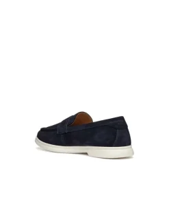 Hot Mocassin daim marine GEOX Mocassins