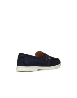 Hot Mocassin daim marine GEOX Mocassins