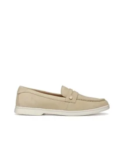 Online Mocassin léger daim beige GEOX Mocassins
