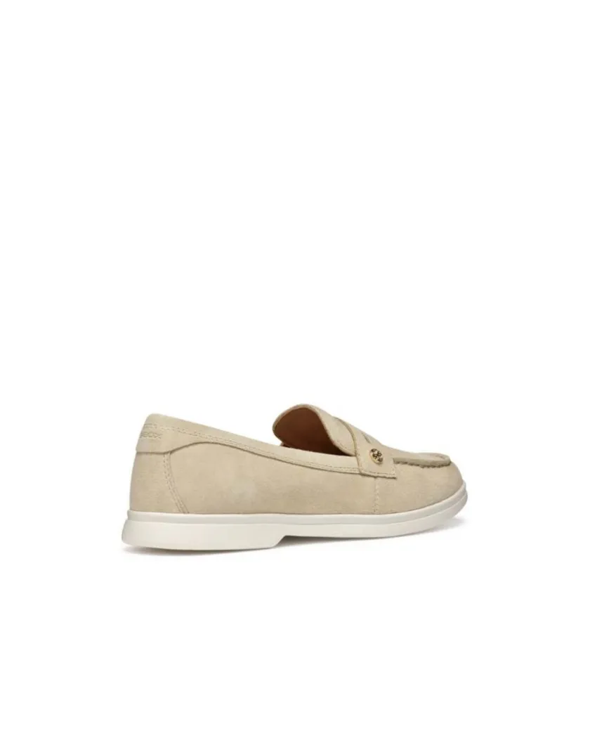 Online Mocassin léger daim beige GEOX Mocassins