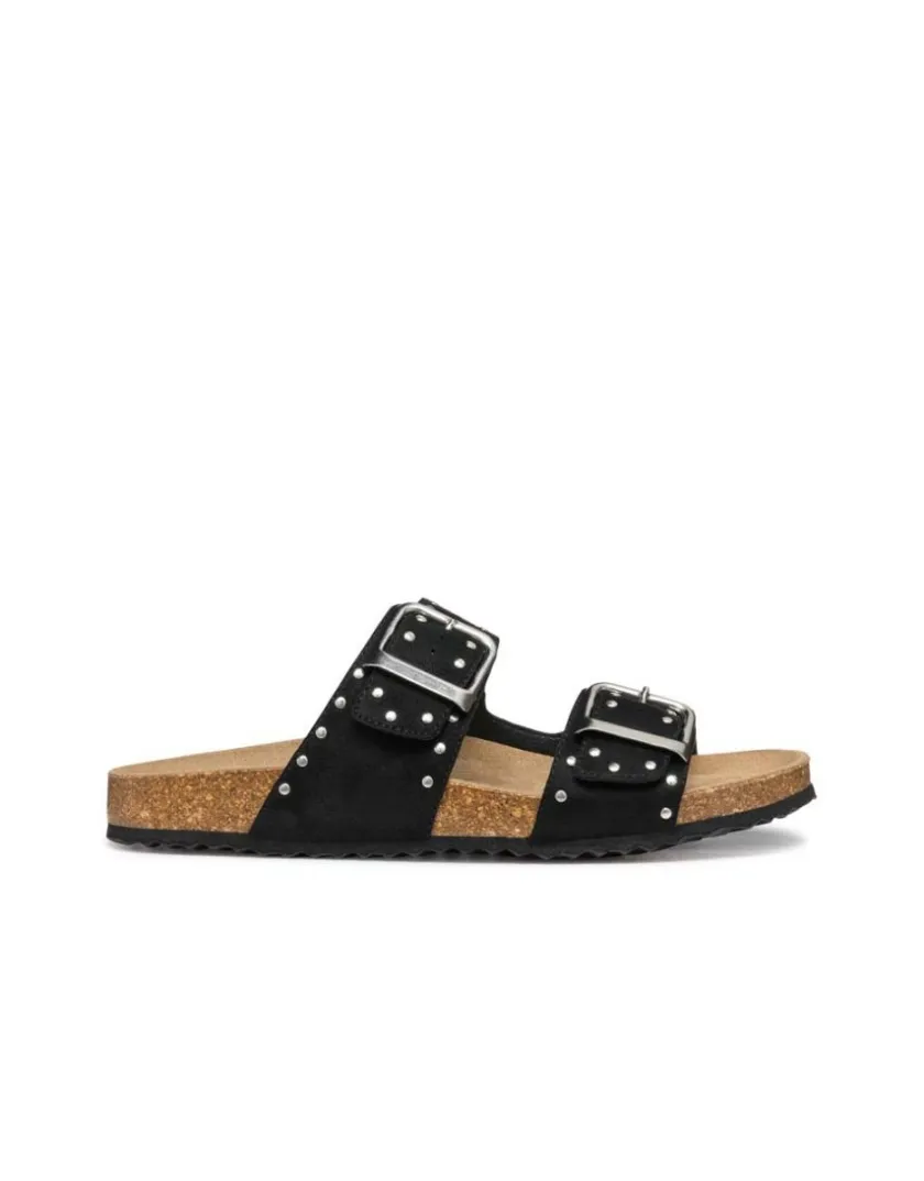 Best Mules plates noir GEOX Sandales