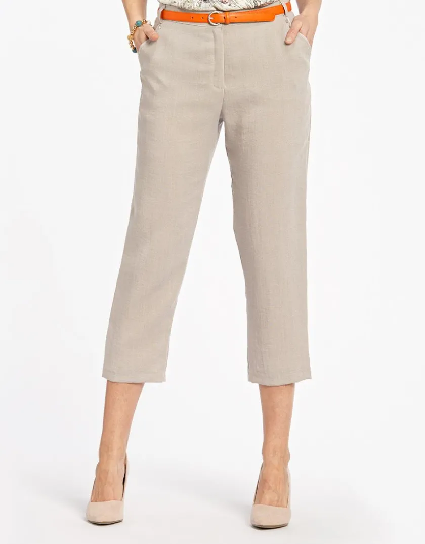Clearance Pantacourt beige doux Pantacourts