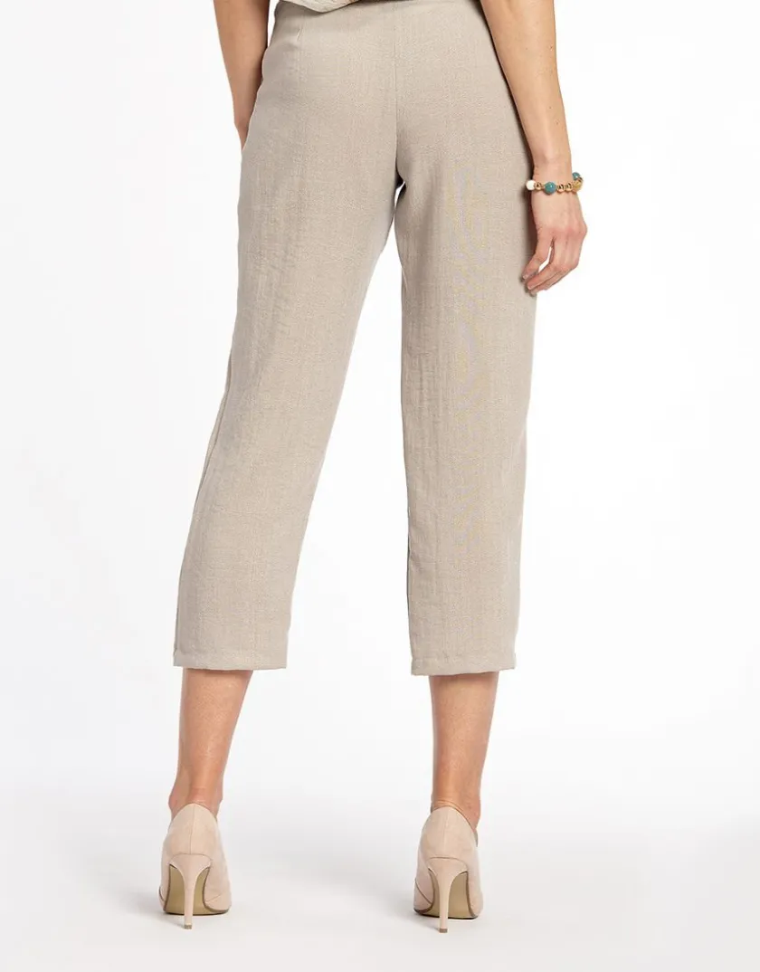 Clearance Pantacourt beige doux Pantacourts