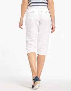 Clearance Pantacourt blanc léger Pantacourts