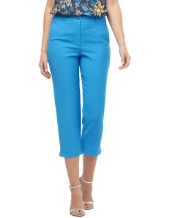 Fashion Pantacourt bleu azur Pantacourts