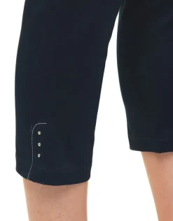 Discount Pantacourt bleu coton Pantacourts