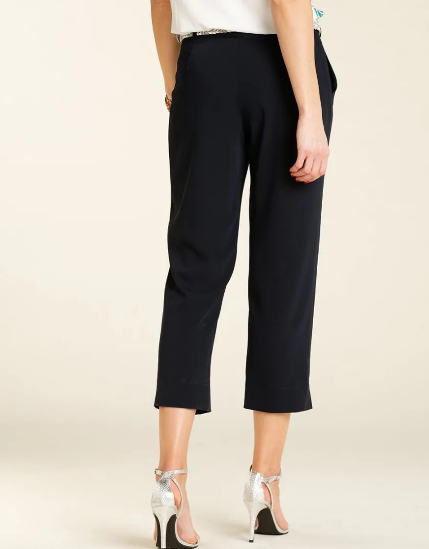 Outlet Pantacourt bleu fluide Pantacourts