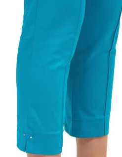 Best Pantacourt bleu stretch Pantacourts