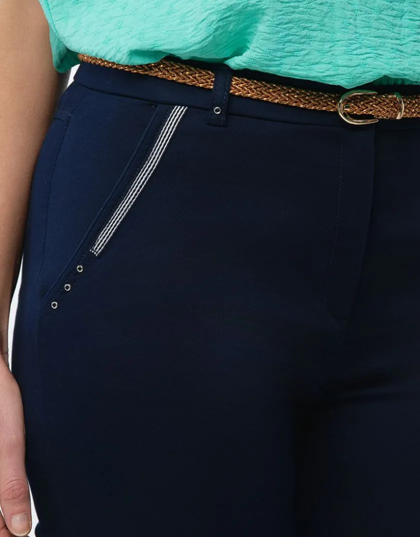 Hot Pantacourt chic marine Pantacourts
