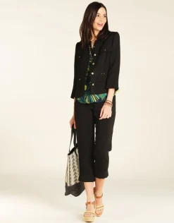 Hot Pantacourt chic noir Pantacourts