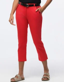 Fashion Pantacourt chic rouge Pantacourts