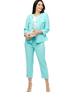 Online Pantacourt chic turquoise Pantacourts