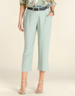 Online Pantacourt chic vert Pantacourts