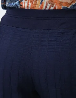 Sale Pantacourt coton marine Pantacourts|Pantalons