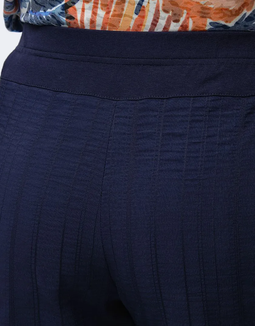 Sale Pantacourt coton marine Pantacourts|Pantalons